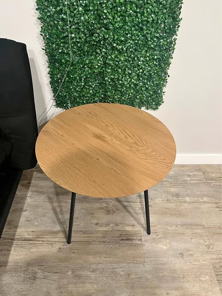 Wooden Round Side Table
