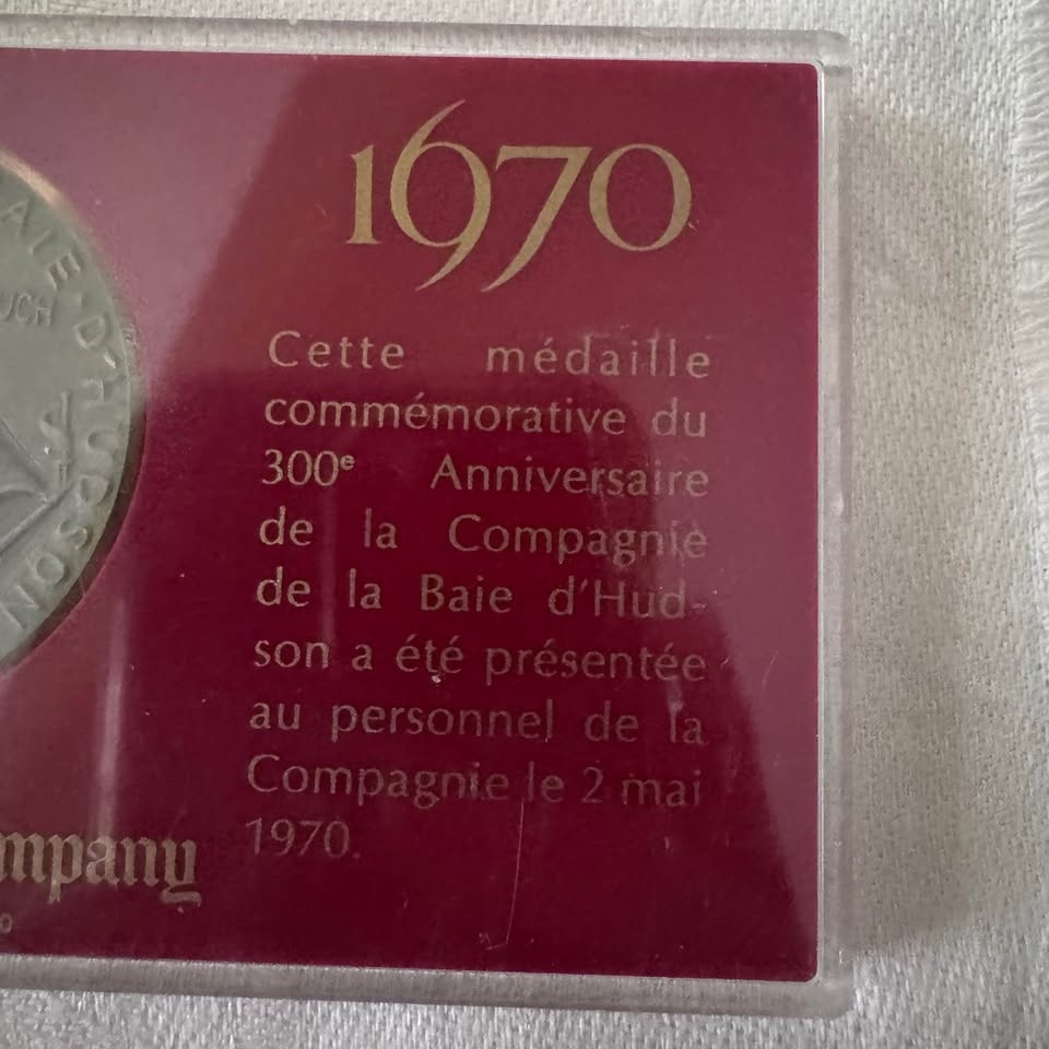 300th anniversary, Hudson’s Bay commemorative medallion. - photo 3