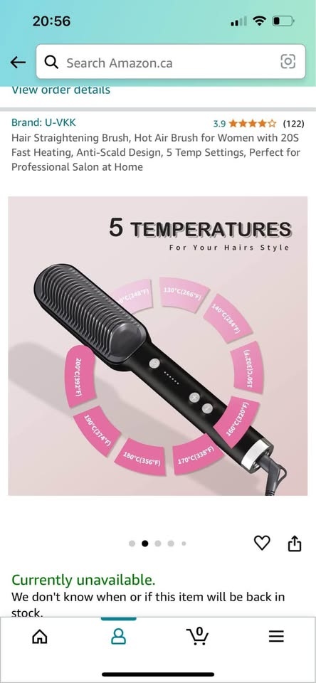 Hair Straightening Brush - photo 4