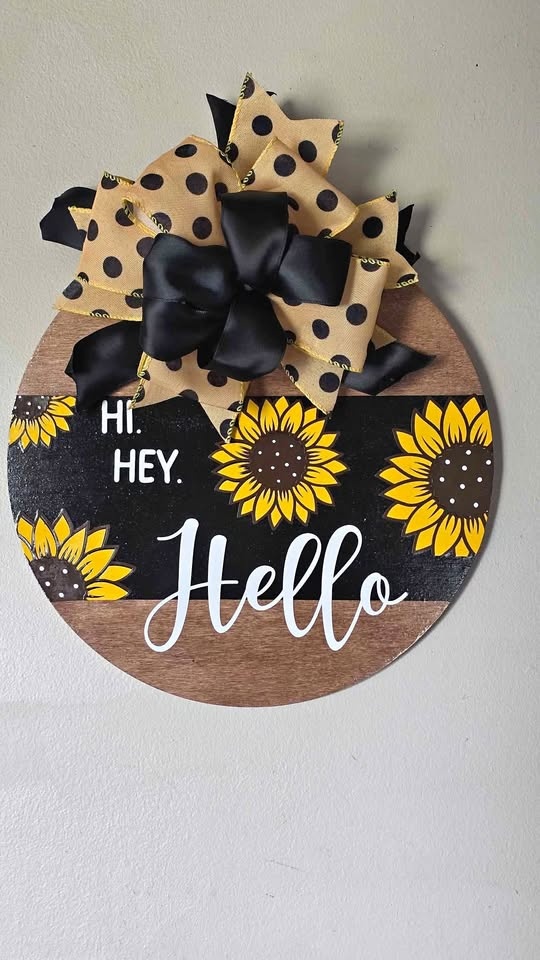 New custom door sign