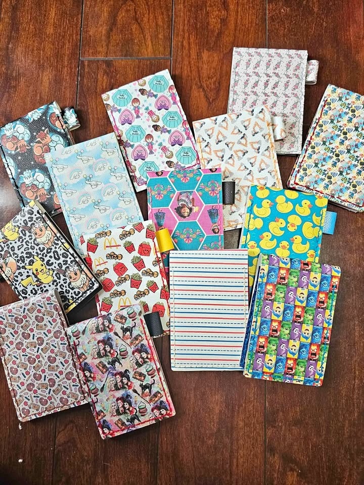 New handmade leather notebook covers!