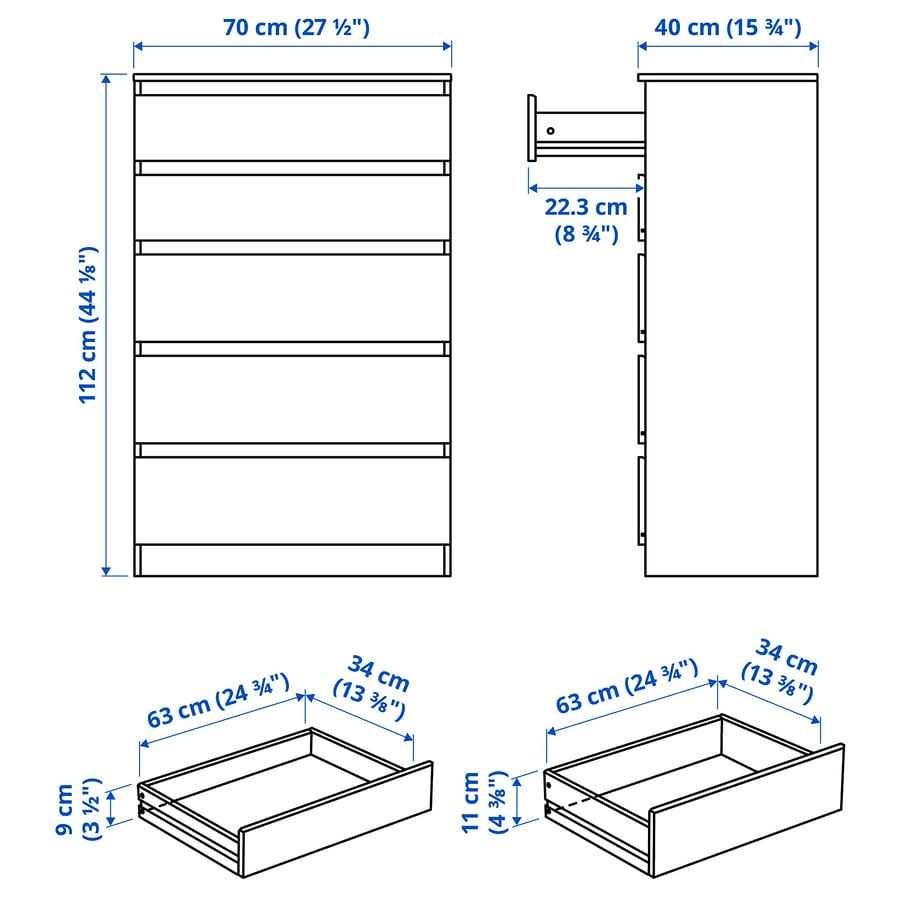 Ikea 5 drawer dresser - photo 3