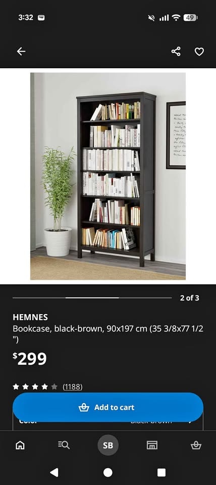Ikea Hemnes Bookshelf