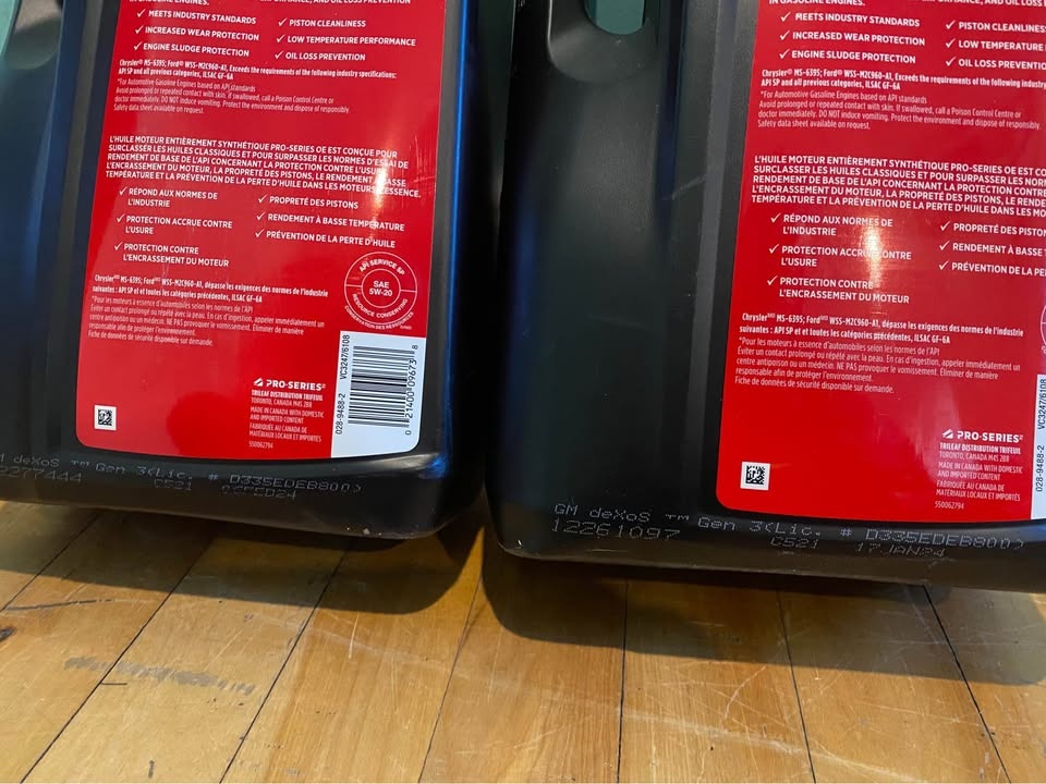 FREE DELIVERY: OE Full Synthetic 5W-20 Motor Oil (HRM) - photo 3