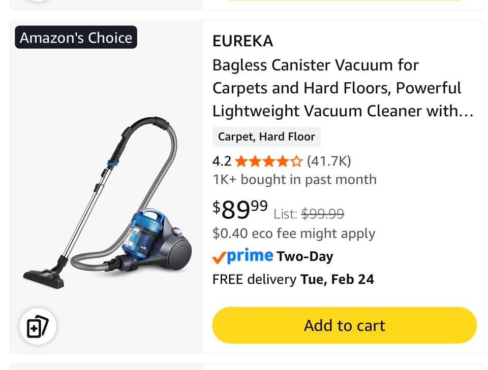 Eureka Lightweight Bagless Canister Vacuum - photo 3