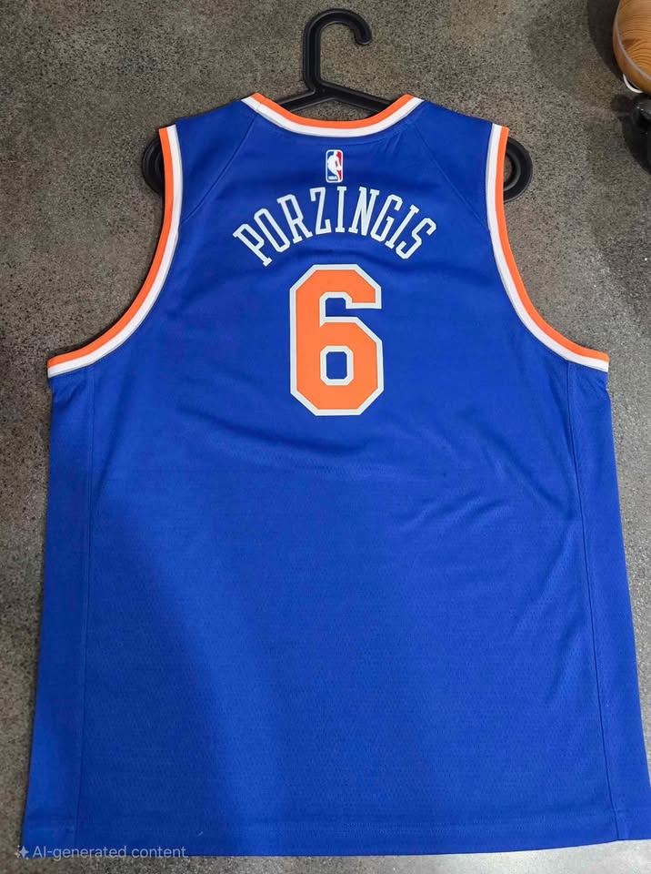 Kristaps Porzingis NY Knicks Size 40 Men’s S Nike Swingman - photo 2