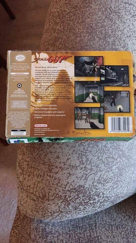 Goldeneye 007 N64 Box Only - photo 2