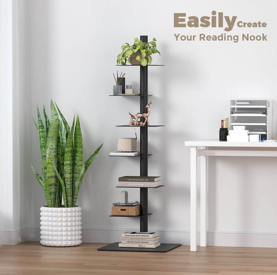 Modern 6-Tier Display Shelf - Slim Space Saving Design - photo 4