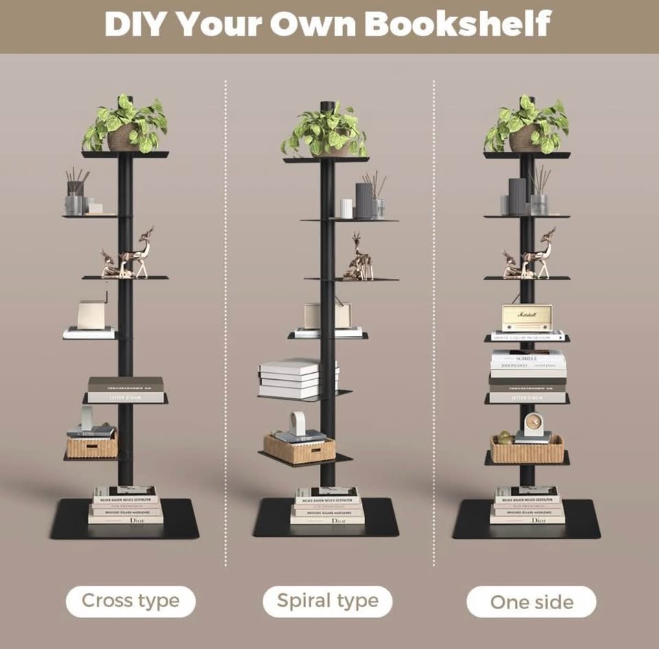 Modern 6-Tier Display Shelf - Slim Space Saving Design - photo 5