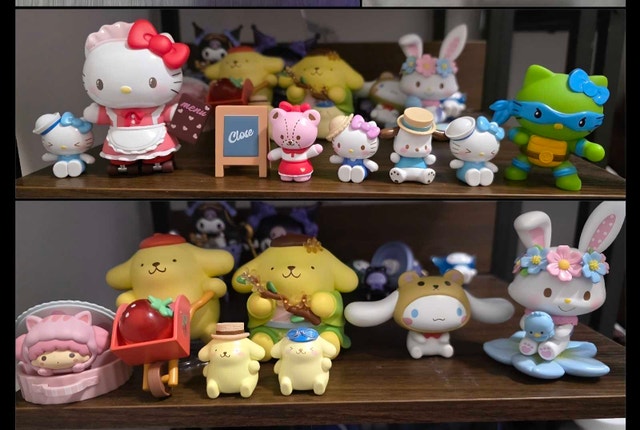 Baby three Plushies and miniso figure for sale - photo 2
