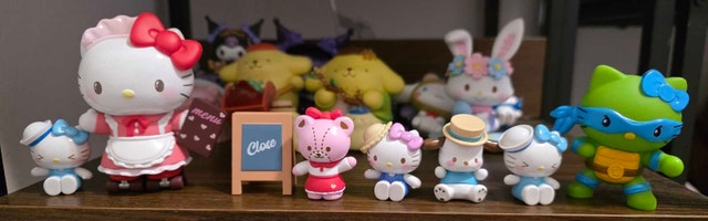 Baby three Plushies and miniso figure for sale - photo 4
