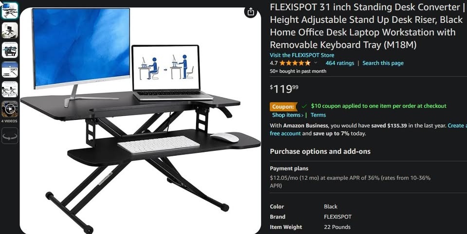 Flexispot Standing Desk Converter