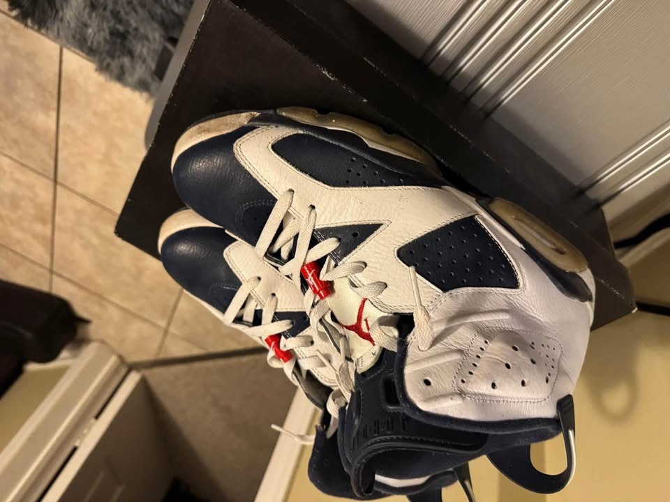 Jordan Olympic 6s sz 11 used but great condition - photo 3