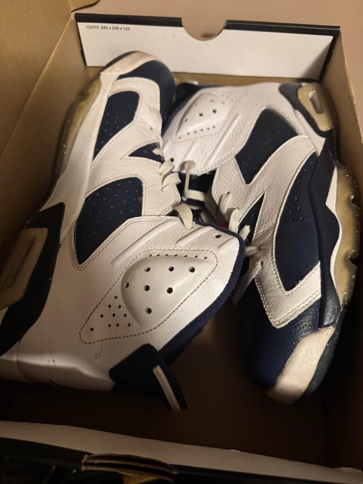 Jordan Olympic 6s sz 11 used but great condition - photo 4