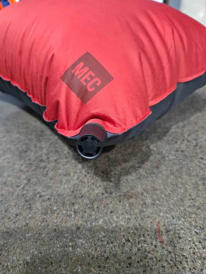 MEC Base Camp inflatable pillow. Like New! thumbnail