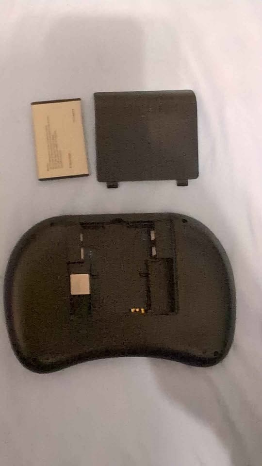 Black Mini Wireless Keyboard with Touchpad - photo 2