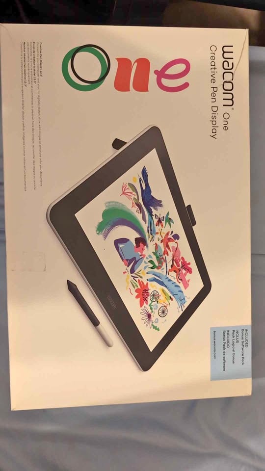Wacom One 13.3" Creative Pen Display - Brand New (Open Box)