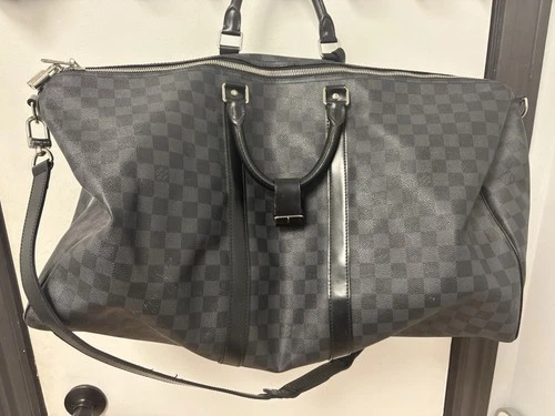 Louis Vuitton Keepall Bandoulière 55 - Damier Graphite - photo 4
