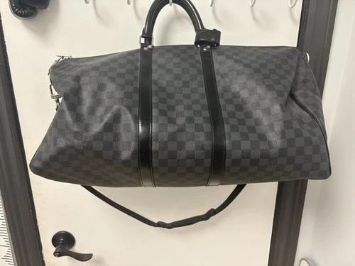 Louis Vuitton Keepall Bandoulière 55 - Damier Graphite - photo 5