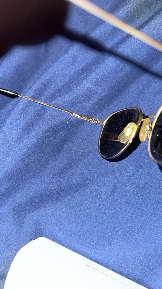 Authentic Cartier 24K Gold Frame Sunglasses - photo 3