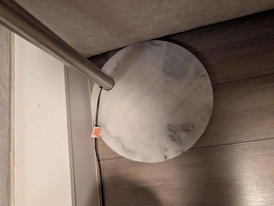 Real Marble Floor Lamp with Dimmer 🥕 - photo 4