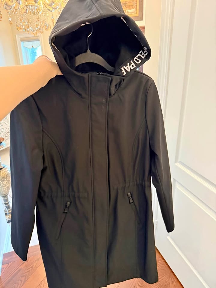 Karl Lagerfeld Paris Black Hooded Jacket