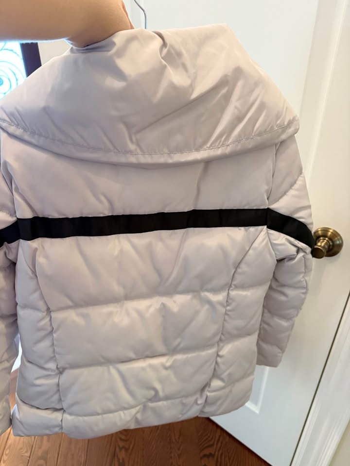 Karl Lagerfeld Paris light grey puffer jacket M - photo 4