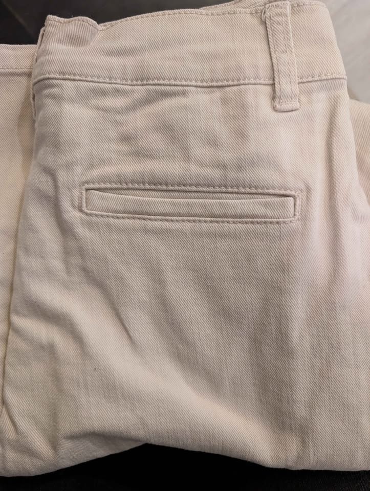 Oak + Fort Oatmeal/Cream Denim - Size 0 - photo 3