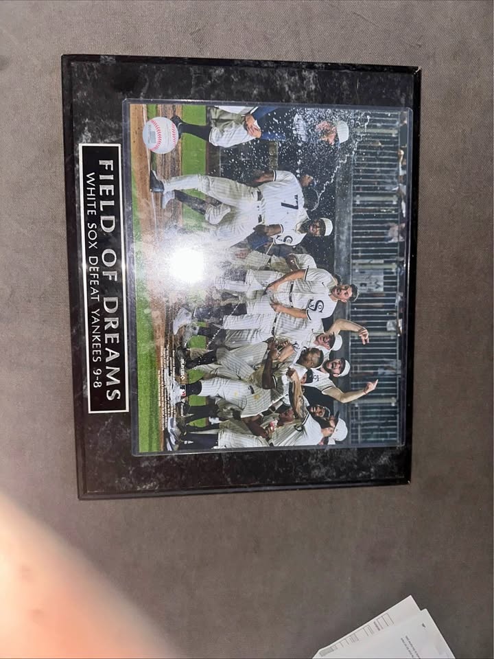 White Sox game-winning plaque