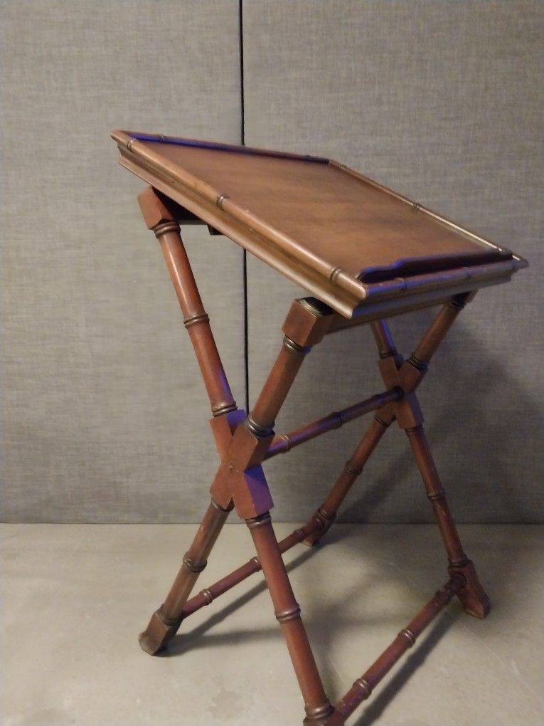 Vintage Solid Wood Book Stand by Brandt – $20 (Old Town)