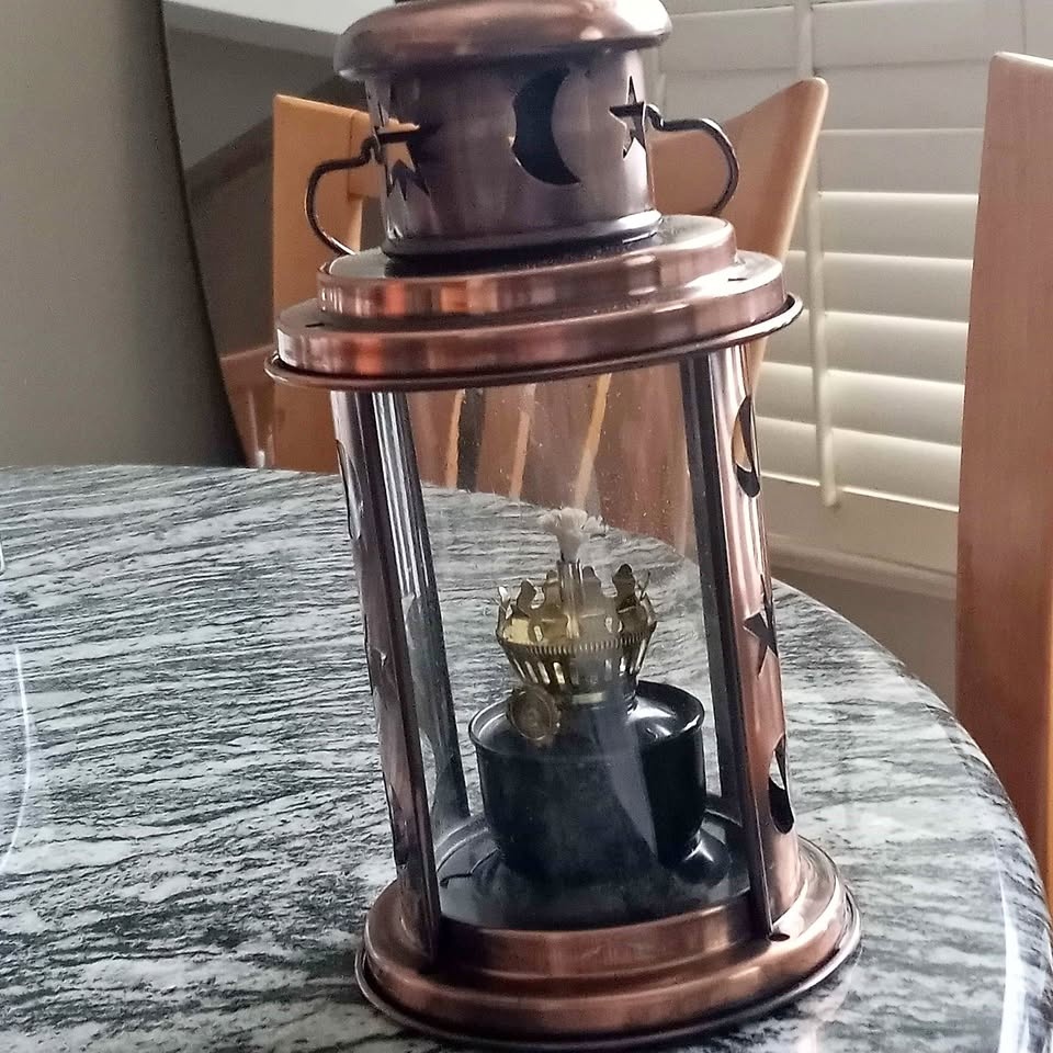 Vintage Copper Ships Lantern