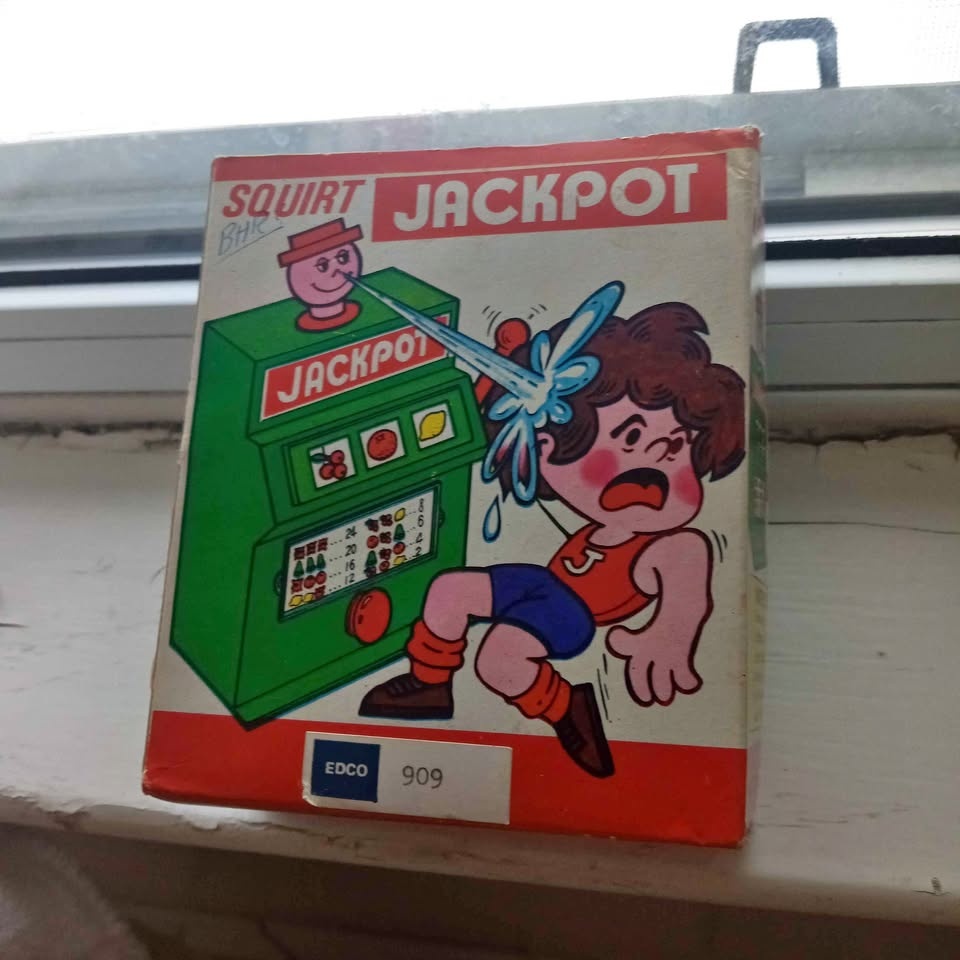 Squirt Jackpot Novelty Toy Vintage