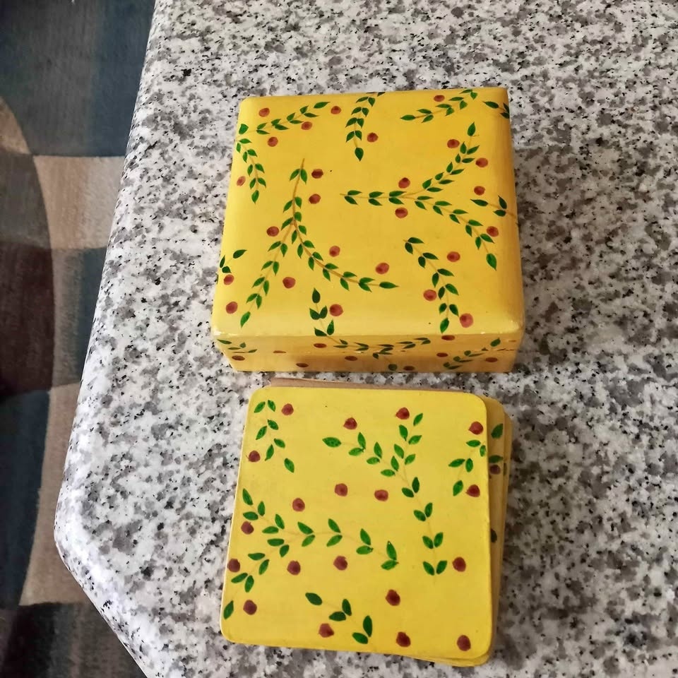 Vintage Hand Painted Coasters