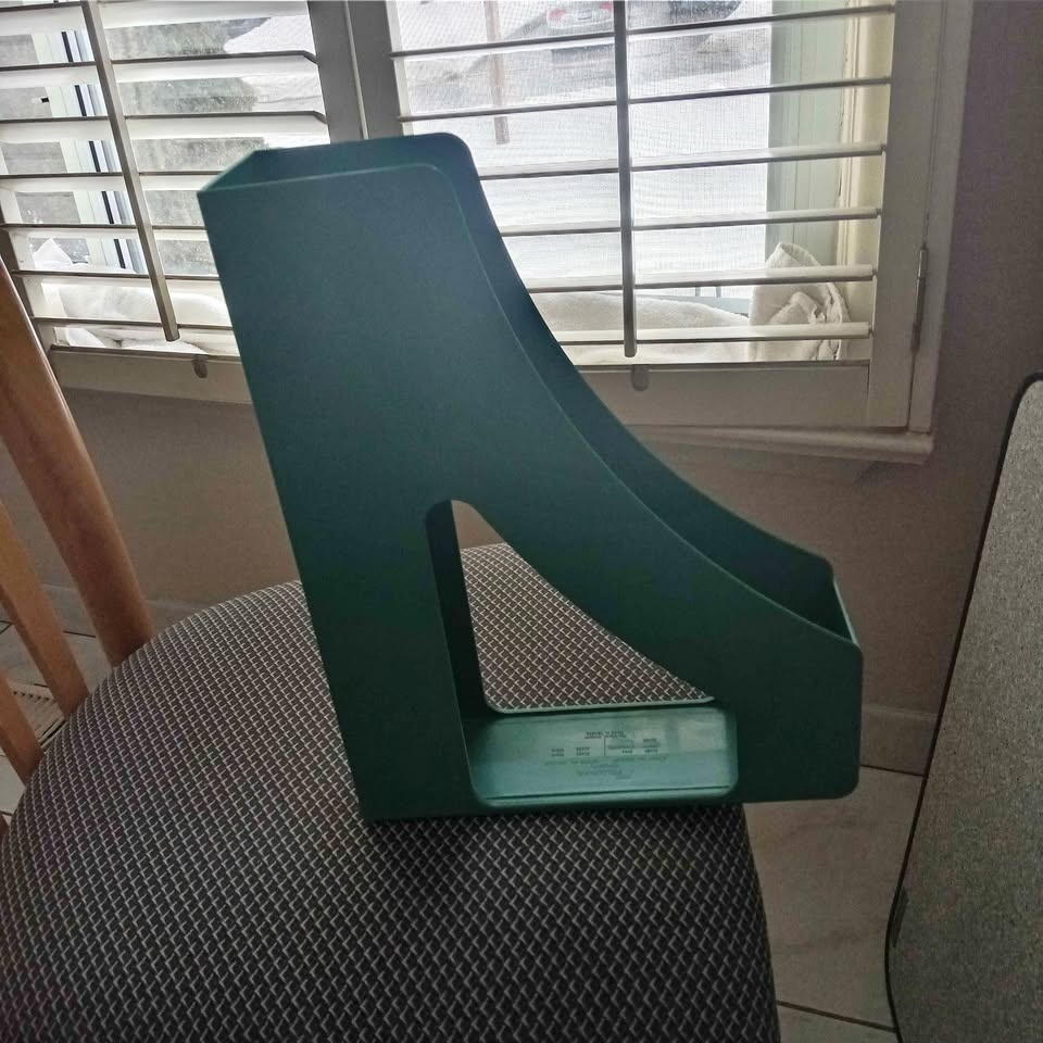 Green Desk Organizer Magazine File