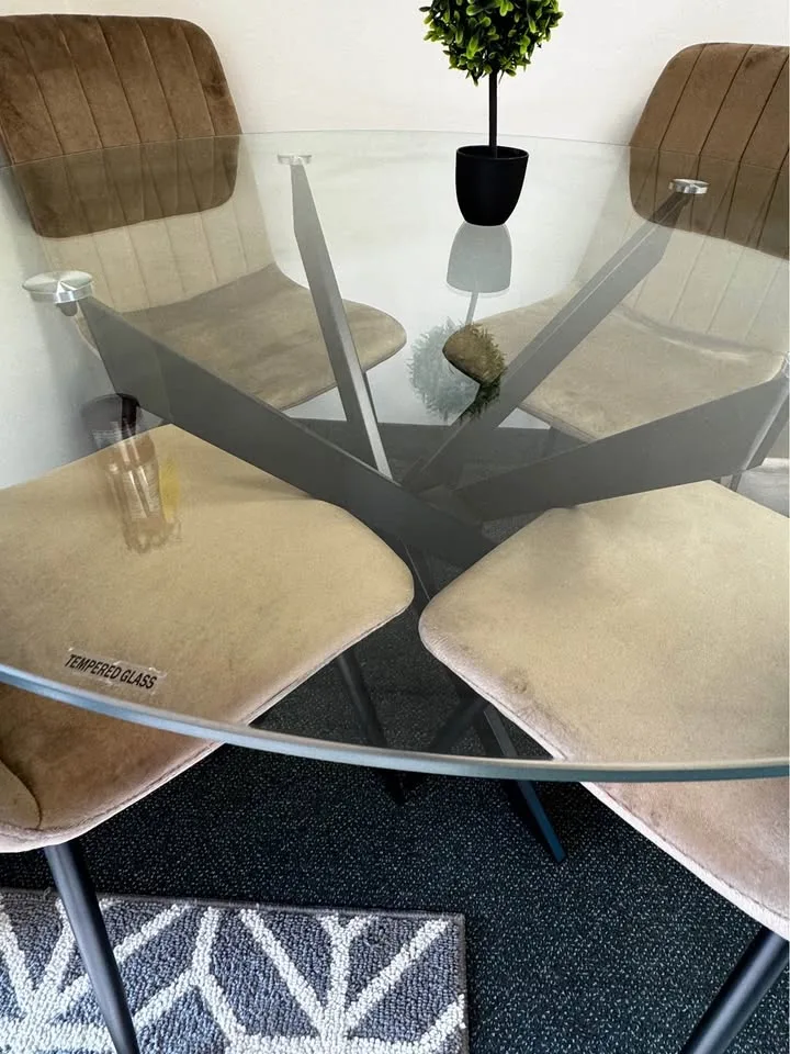 5 Pcs Dining Table Set/ Table and 4 chairs ▫️BRAND NEW▫️ image indicator(3)