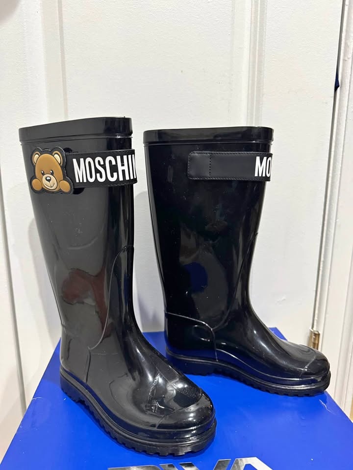 Moschino Kids Teddy Bear Wellies