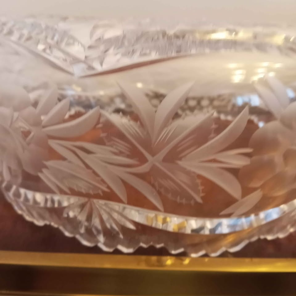 Vintage Large Crystal Bowl - photo 4