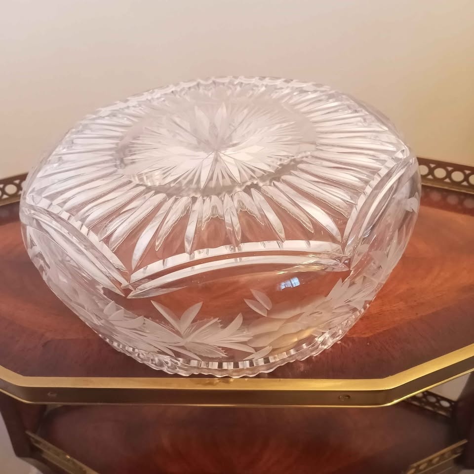 Vintage Large Crystal Bowl - photo 5