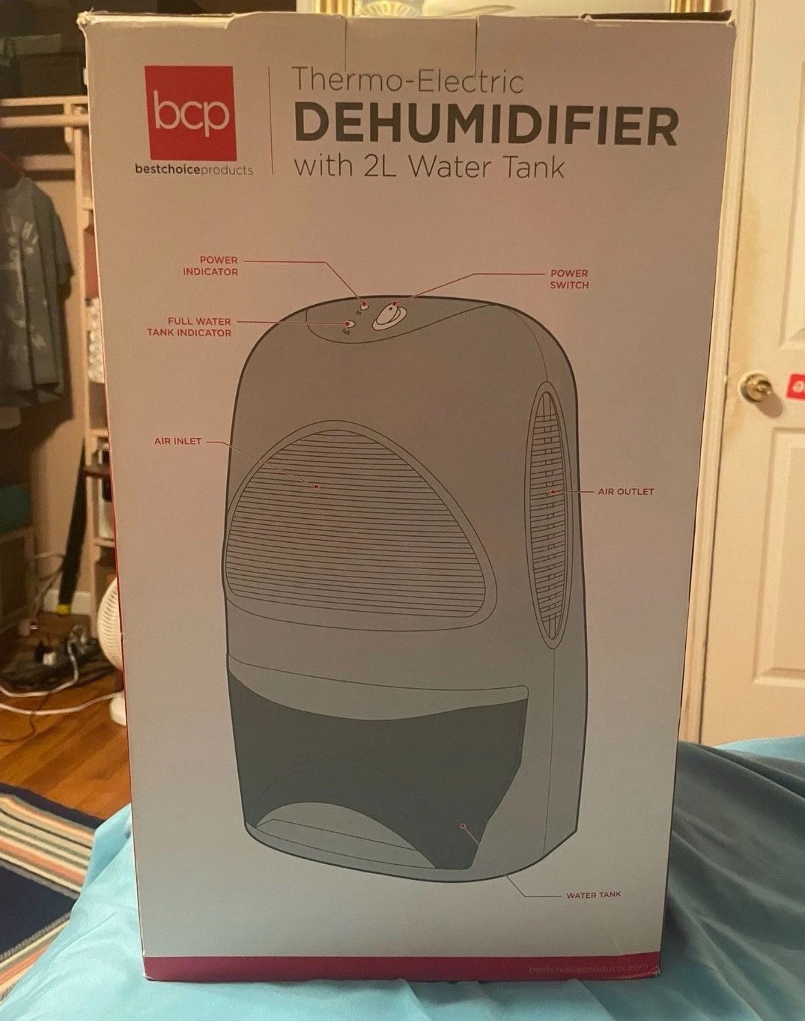 BCP Thermo Dehumidifier W/2L Tank- NEVER USED