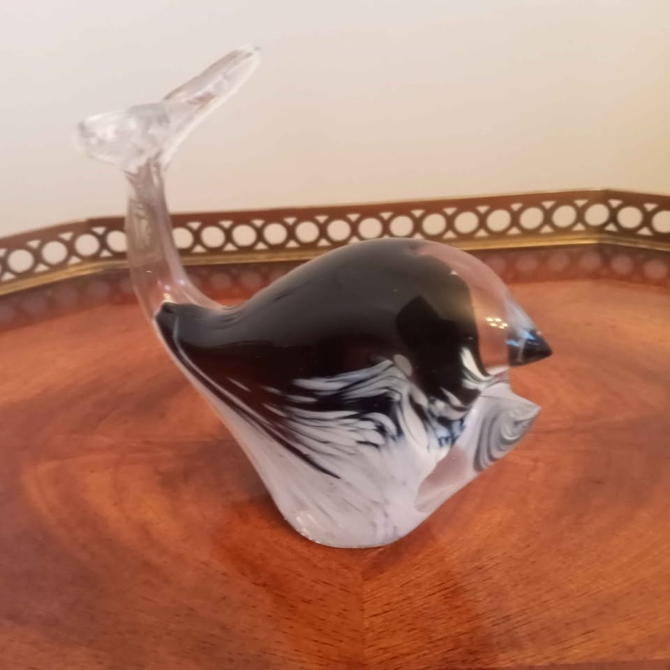 Vintage Glass Whale -Noslo 1988 - photo 2