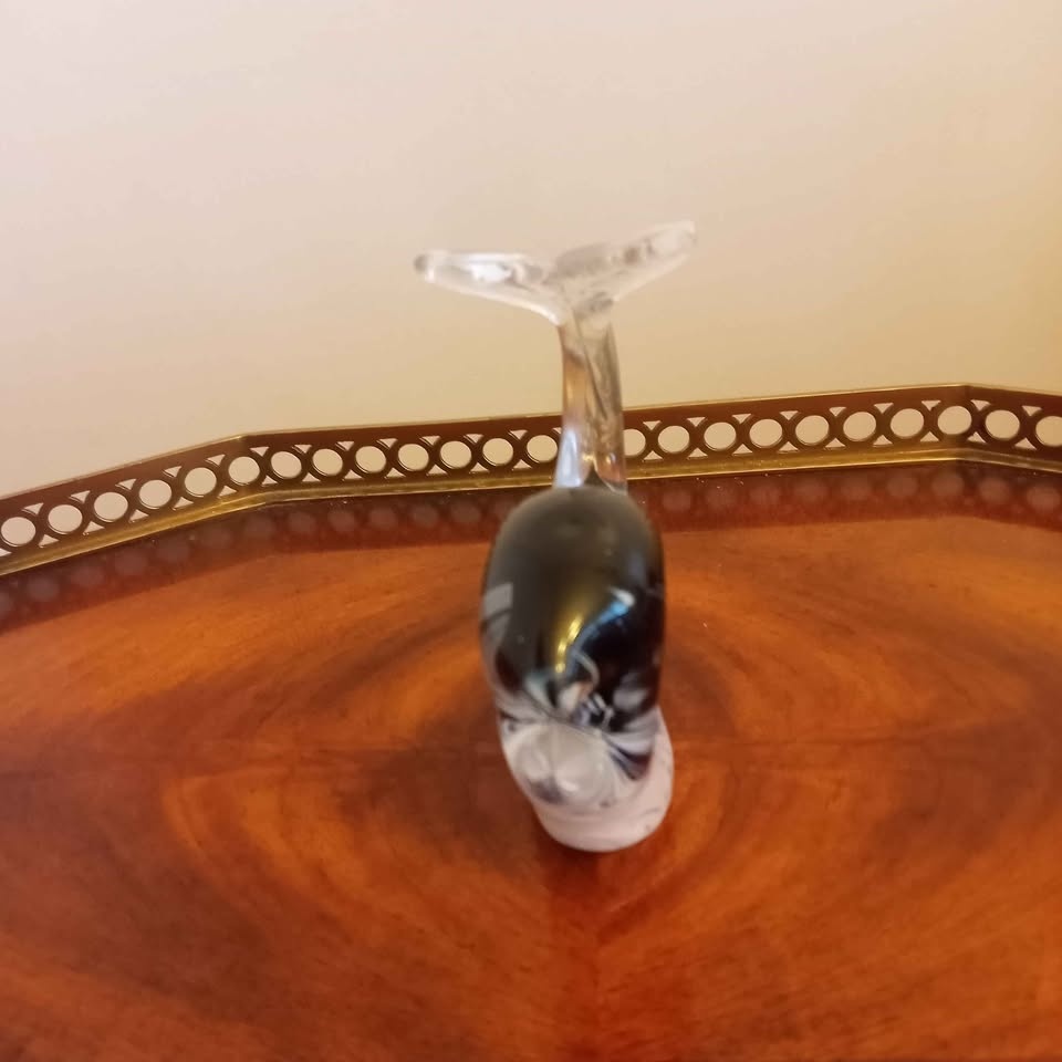 Vintage Glass Whale -Noslo 1988 - photo 3