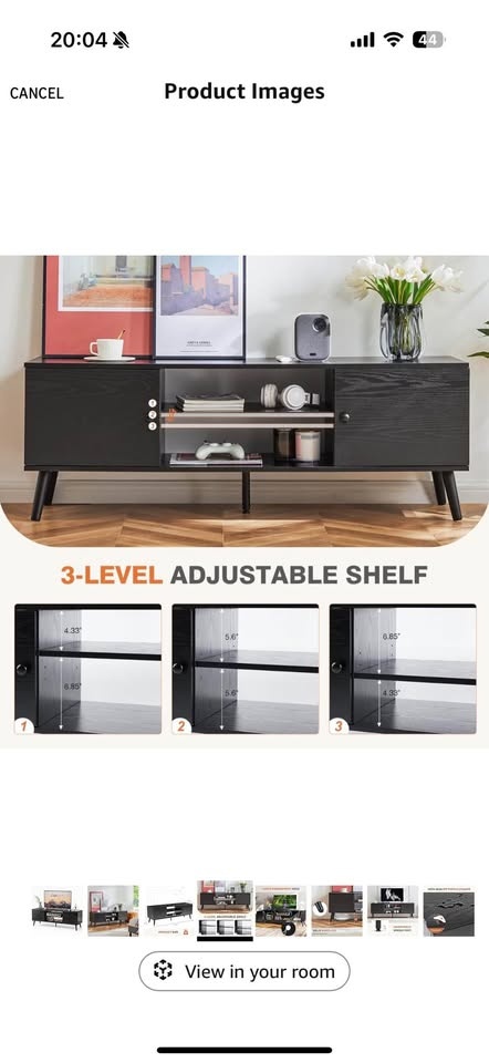 Sweetcrispy TV Stand for 55-60 Inch TVs - photo 4