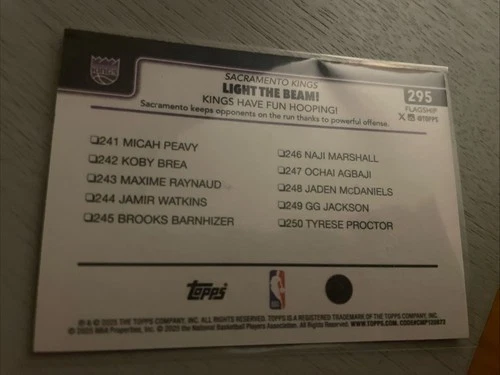 2025-26 Topps Hoops Light The Beam Kings TARGET EXCLUSIVE - photo 3