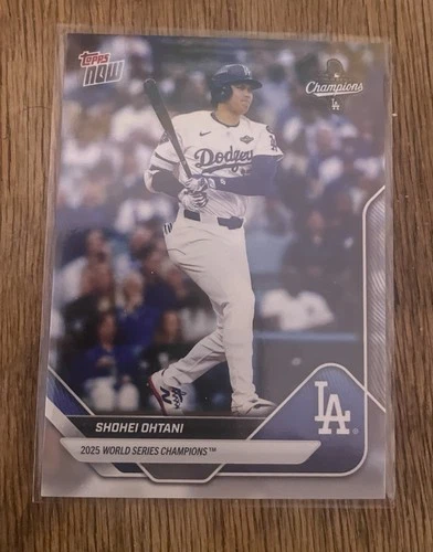 2025 Topps Now Shohei Ohtani World Series Dodgers WS-1