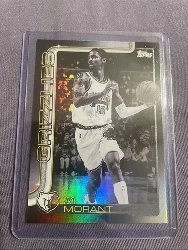 Ja Morant 2025-26 Topps Basketball #182 Blackout SP Target Exclu