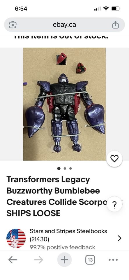 Predicon Scorponok Buzzworthy Bumblebee Creatures Collide - photo 3