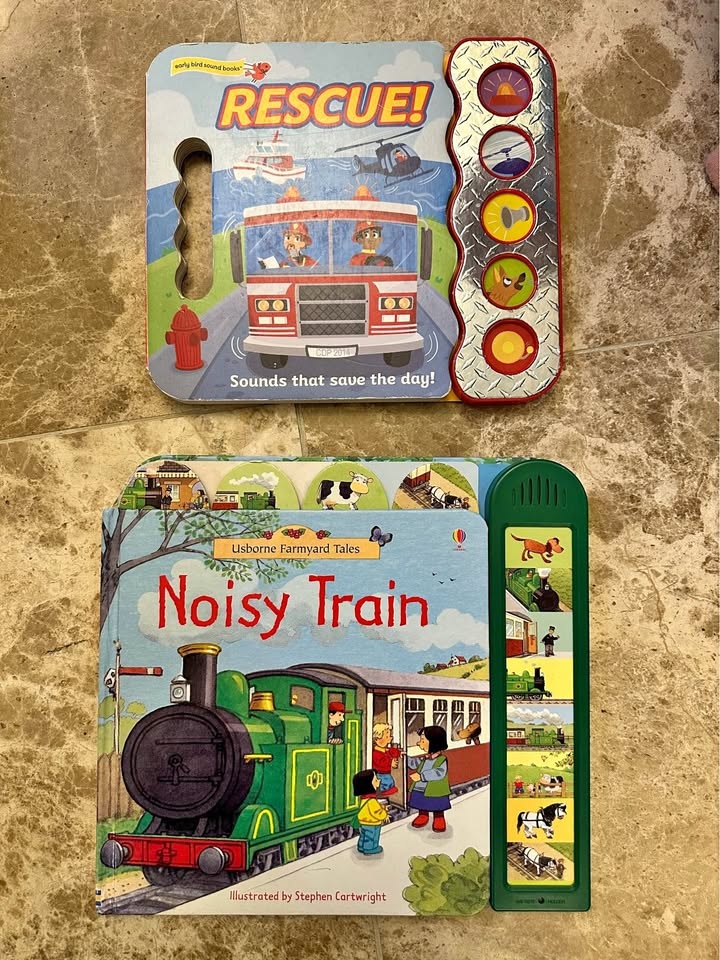 Kids Sound Books - Rescue! & Usborne Noisy Train