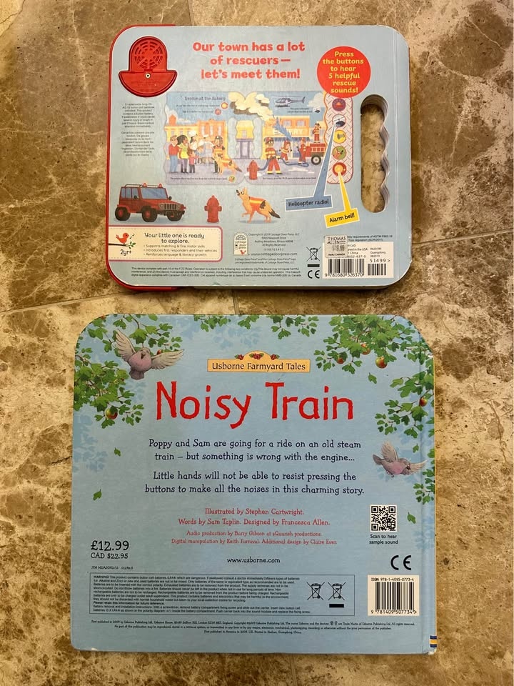 Kids Sound Books - Rescue! & Usborne Noisy Train - photo 2