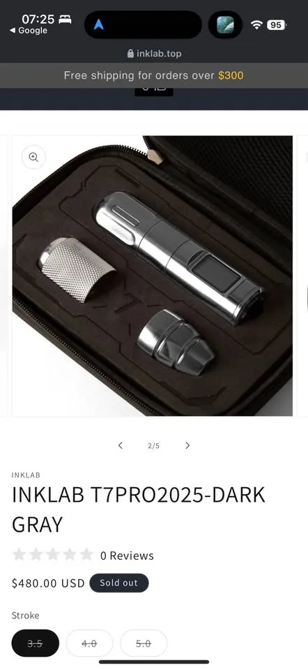 INKLAB T7Pro 2025 Tattoo Machine - 3.5mm Stroke image indicator(8)