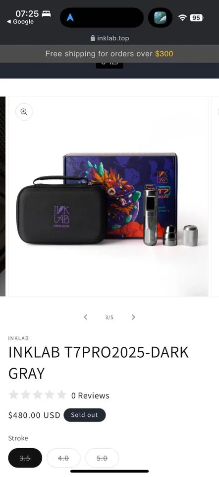 INKLAB T7Pro 2025 Tattoo Machine - 3.5mm Stroke image indicator(9)